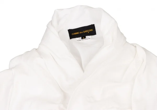 COMME des GARCONS Back Ribbon Gather Poly Jacket K-130930_005