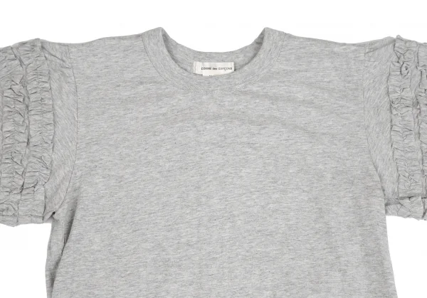 COMME des GARCONS Frill Puff Sleeves T Shirt K-130933_002