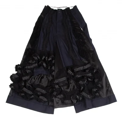 COMME des GARCONS Decorative Stripes Wide Pants