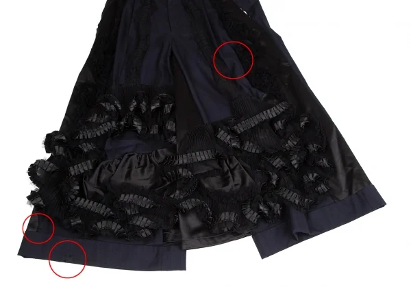 COMME des GARCONS Decorative Stripes Wide Pants K-130937_008