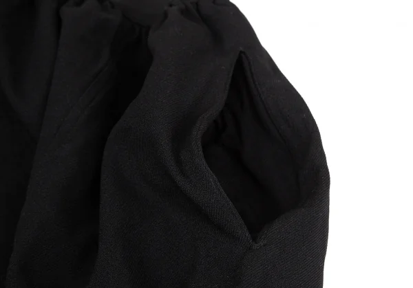 COMME des GARCONS Dyed Poly Fulling Frill Dropped Crotch Pants K-130938_005