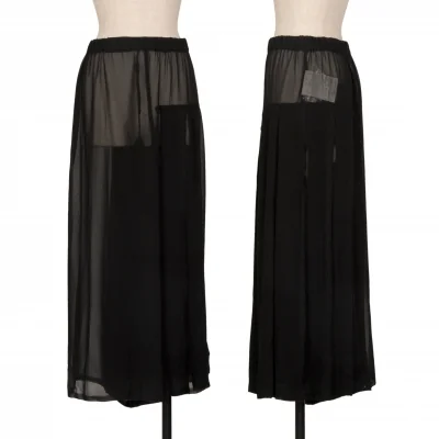 COMME des GARCONS Side Pleated See-through Pants