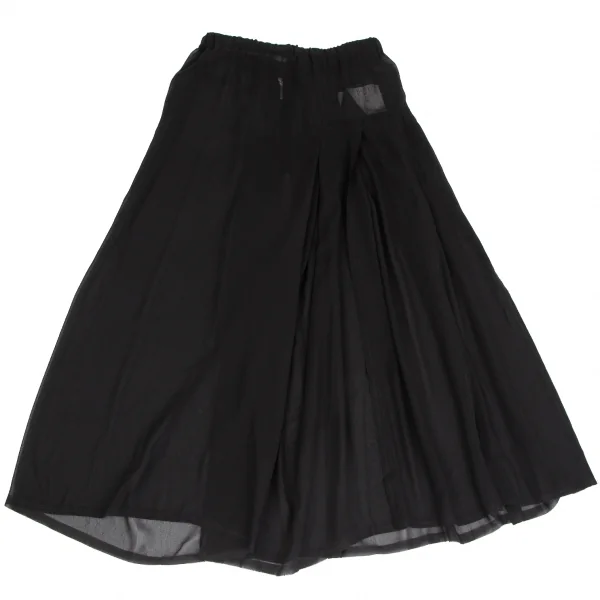 ２０１０コム・デ・ギャルソン　フリル加工 黒 ショートパンツ　Sサイズ コムコム コムデギャルソンCOMME des GARCONS ウールベルテッド