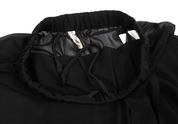 COMME des GARCONS Side Pleated See-through Pants K-130939_004