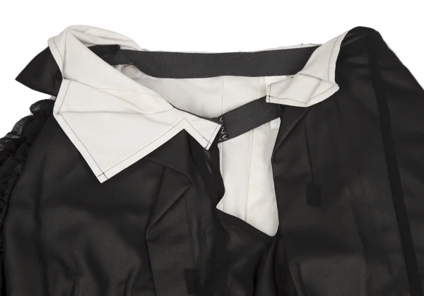 COMME des GARCONS Chiffon Sleeves Pasted Asymmetry Skirt K-130944_003