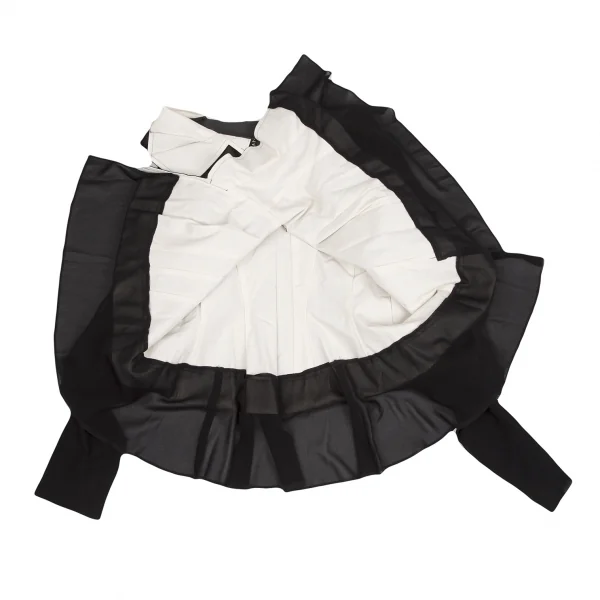 COMME des GARCONS Chiffon Sleeves Pasted Asymmetry Skirt K-130944_009