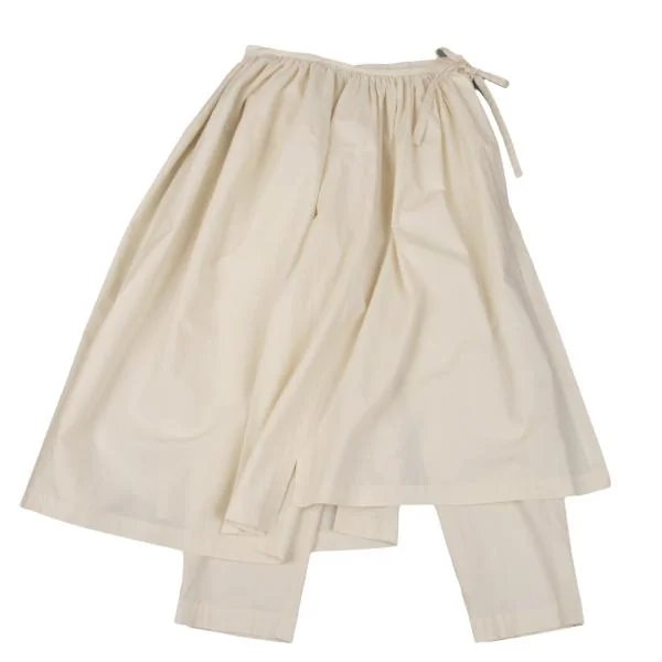 COMME des GARCONS Wrap Skirt Sheeting Pants K-130945_002