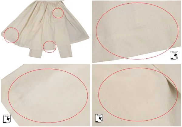 COMME des GARCONS Wrap Skirt Sheeting Pants K-130945_005