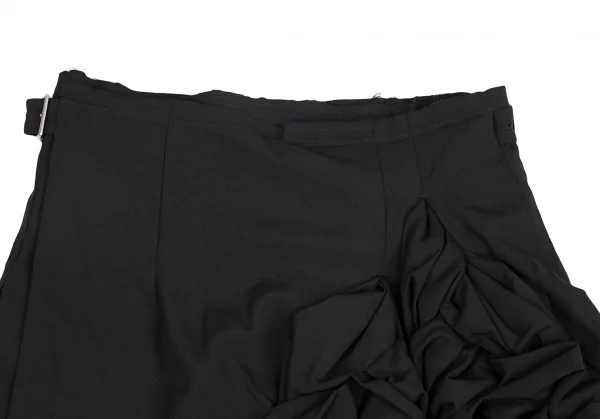COMME des GARCONS Gather Switching Wool Wrap Skirt K-130948_003