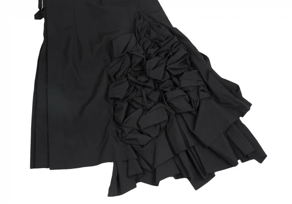 COMME des GARCONS Gather Switching Wool Wrap Skirt K-130948_005