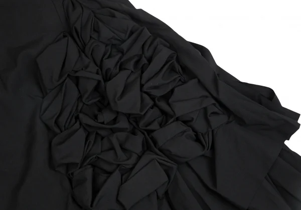 COMME des GARCONS Gather Switching Wool Wrap Skirt K-130948_006
