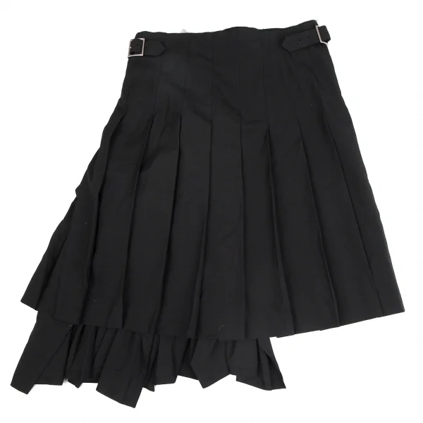 COMME des GARCONS Gather Switching Wool Wrap Skirt K-130948_009