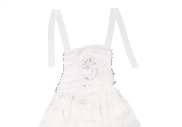 COMME des GARCONS One Shoulder Chiffon Tiered Dress K-130950_003