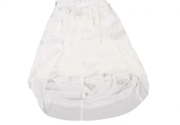 COMME des GARCONS One Shoulder Chiffon Tiered Dress K-130950_007