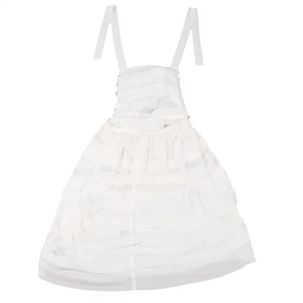 COMME des GARCONS One Shoulder Chiffon Tiered Dress K-130950_008