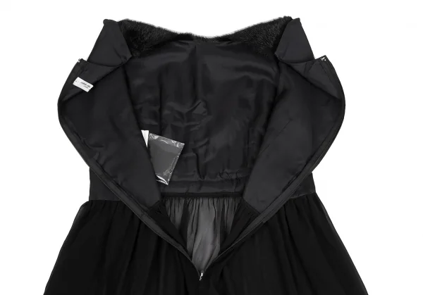 robe de chambre COMME des GARCONS Faux Fur See-through Dress K-130955_012