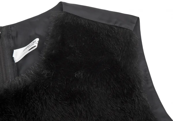 robe de chambre COMME des GARCONS Faux Fur See-through Dress K-130955_004