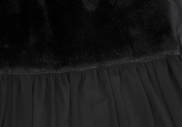 robe de chambre COMME des GARCONS Faux Fur See-through Dress K-130955_007