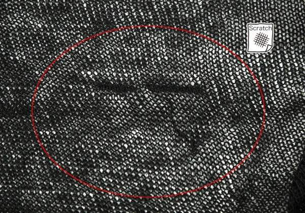 スナオクワハラsunao kuwahara コットンボタンデザインメッシュニットセーター 黒M K-130983_008