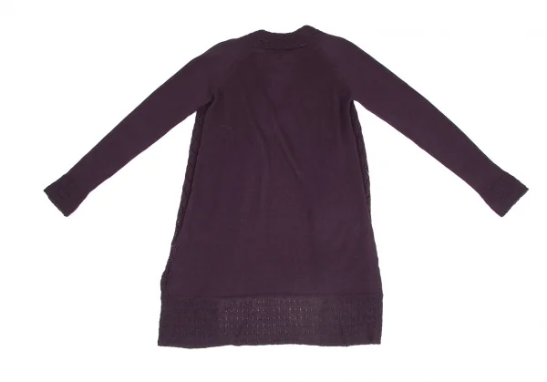 sunaokuwahara Linen Cotton Long Cardigan K-130986_010