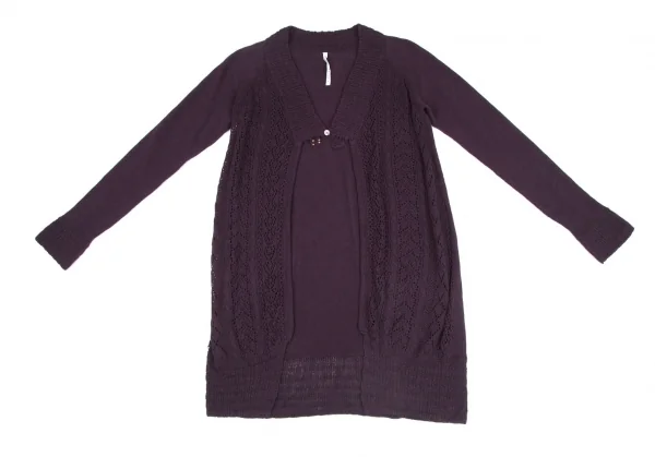 sunaokuwahara Linen Cotton Long Cardigan K-130986_002