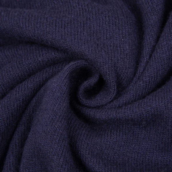 スナオクワハラsunao kuwahara カシミヤ混紡メニーボタンラウンドカラーニットカーディガン 紺M K-130993_012