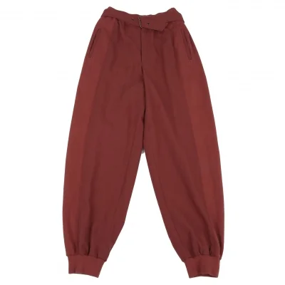 ISSEY MIYAKE Rib Switching Waist Belt Design Pants