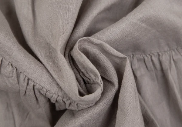 スナオクワハラsunao kuwahara コットン製品染めフロントベルトデザインノースリーブワンピース グレーM K-131038_011