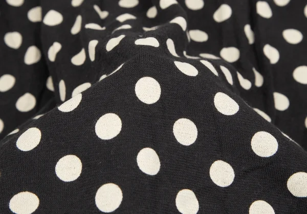 sunaokuwahara Cotton Dot Waist Glitter Switching Sleeveless Dress K-131041_008