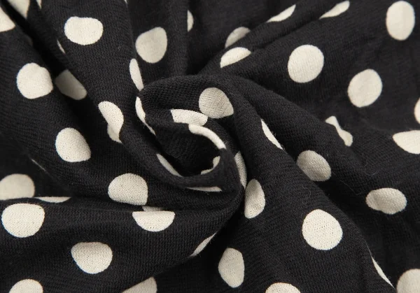 sunaokuwahara Cotton Dot Waist Glitter Switching Sleeveless Dress K-131041_009