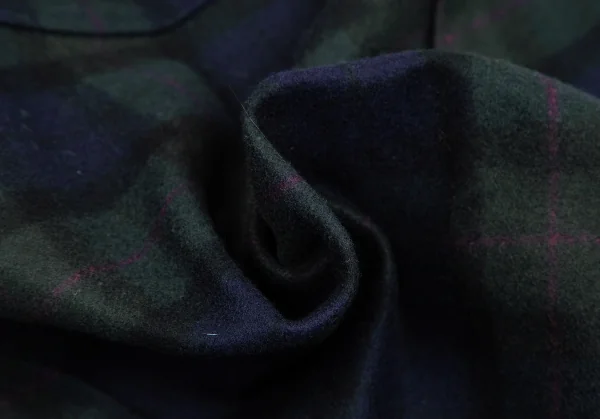 sunaokuwahara Flannel Black Watch Asymmetric Skirt K-131046_009