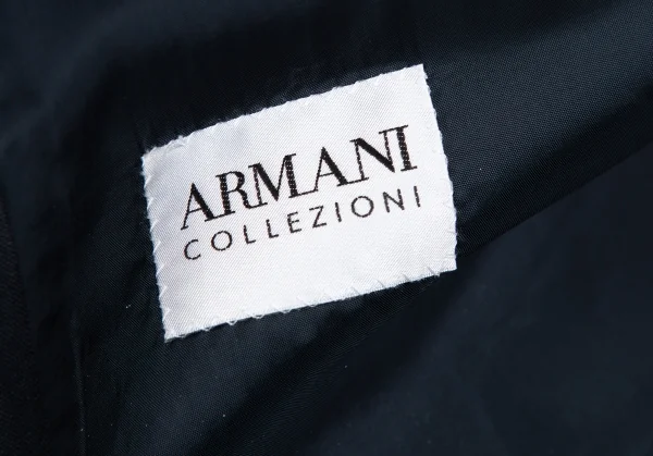 アルマーニ コレッツォーニ ARMANI COLLEZIONI リネン3Bジャケット 紺52 K-131053_019