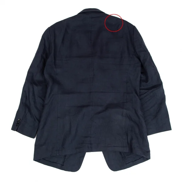 アルマーニ コレッツォーニ ARMANI COLLEZIONI リネンセットアップスーツ 紺52 K-131055_011