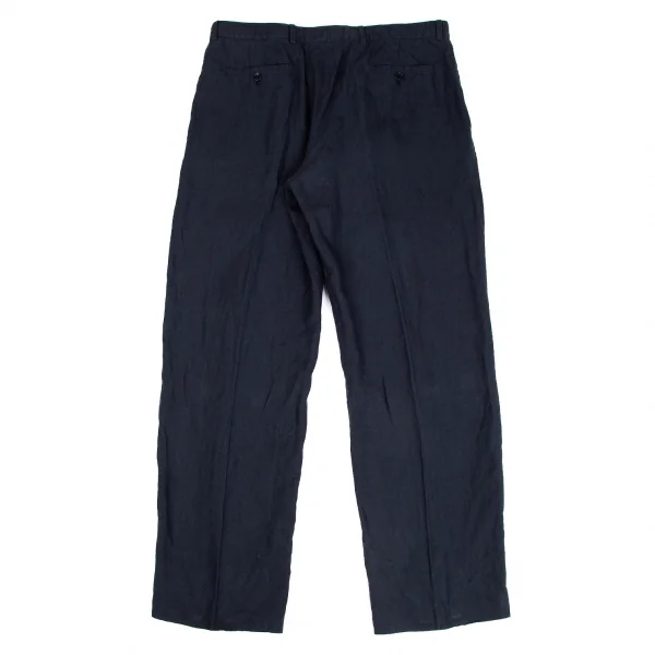 アルマーニ コレッツォーニ ARMANI COLLEZIONI リネンセットアップスーツ 紺52 K-131055_018
