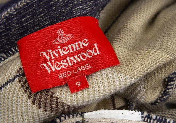 Vivienne Westwood Red Label Alphabet Pattern Knit Cardigan K-131057_013