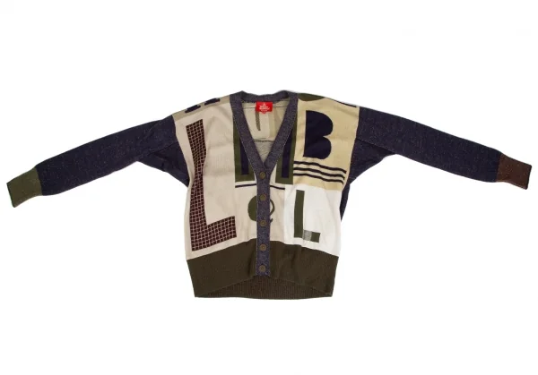 Vivienne Westwood Red Label Alphabet Pattern Knit Cardigan K-131057_002