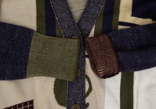 Vivienne Westwood Red Label Alphabet Pattern Knit Cardigan K-131057_007