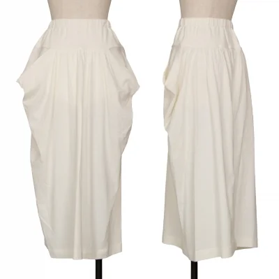 ISSEY MIYAKE Drape Design Cotton Skirt