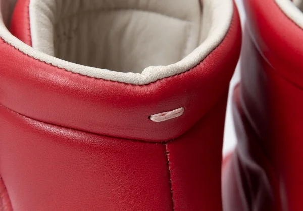 新品!メゾン マルジェラMaison Margiela 22 フューチャーハイトップレザースニーカー 赤40 1/2(25.5cm位) K-131077_005