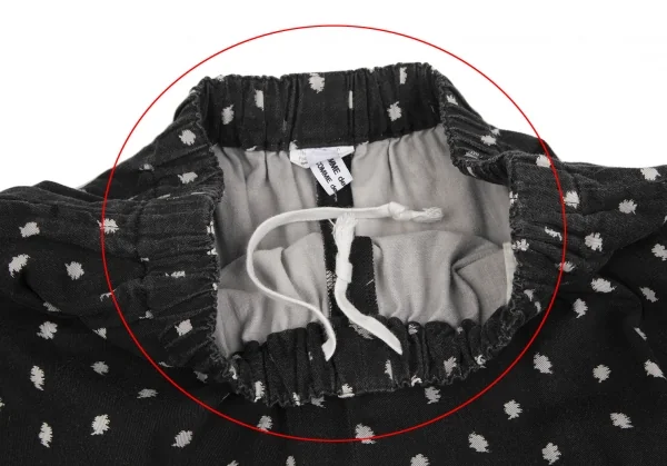 COMME des GARCONS COMME des GARCONS Cotton Dropped Crotch Pants K-131082_003