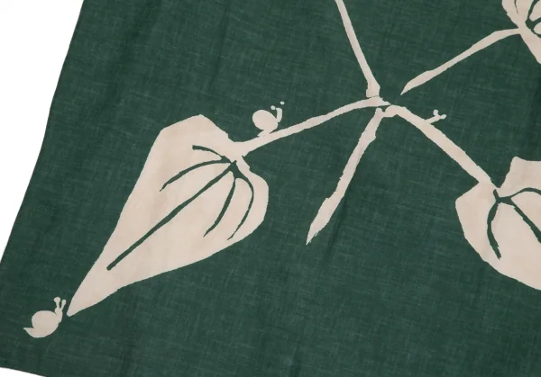 45rpm 45R 端っこカタツムリ染めハンカチ 緑 K-131103_002