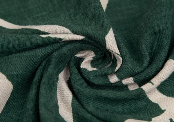 45rpm 45R 端っこカタツムリ染めハンカチ 緑 K-131103_004