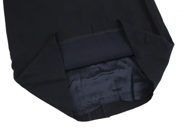 エンポリオアルマーニEMPORIO ARMANI ウールレーヨンスカート 紺58 K-131119_005