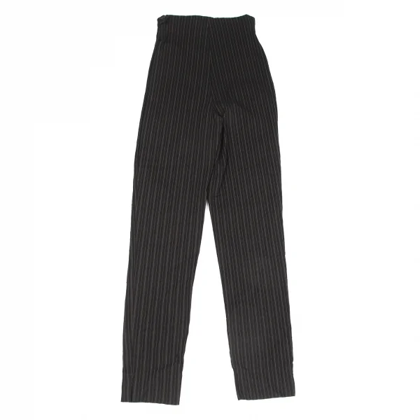 ROMEO GIGLI Stripe Weave Stretch High Waist Pants K-131120_006