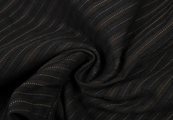 ROMEO GIGLI Stripe Weave Stretch High Waist Pants K-131120_009