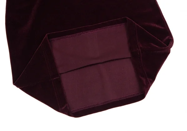 ダナキャランジーンズDKNY JEANS ベロアストレッチノースリーブチュニック ボルドーM位 K-131134_007