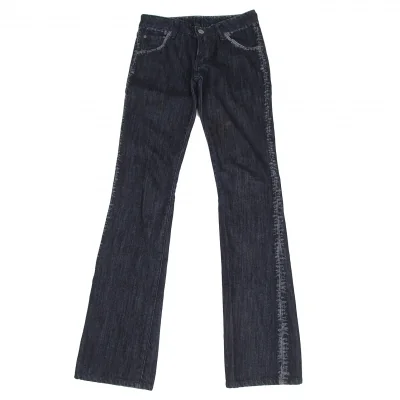 ISSEY MIYAKE A-POC Side Woven Design Jeans