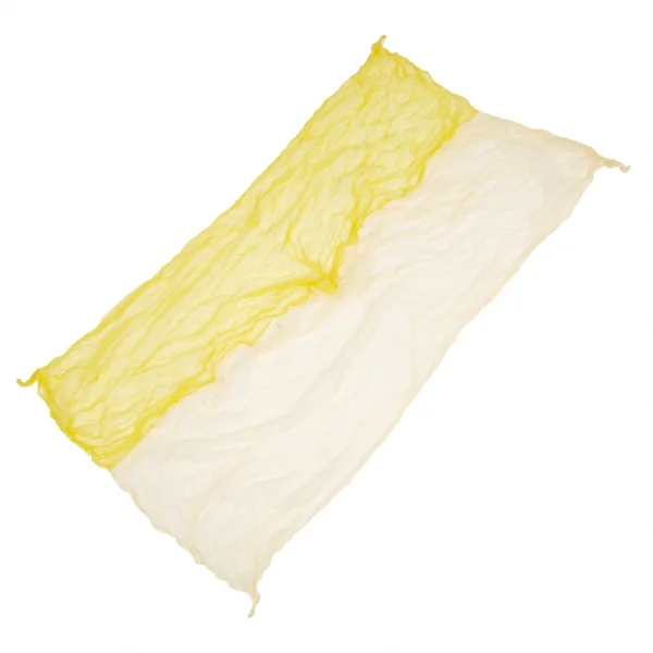 プリーツプリーズPLEATS PLEASE バイカラーシワ加工ストール 黄F K-131150_001