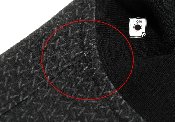 COMME des GARCONS HOMME Pattern Short Sleeve Polo Shirt K-131152_003