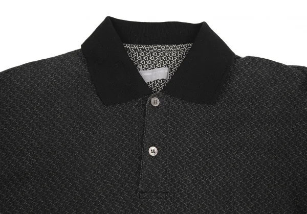 COMME des GARCONS HOMME Pattern Short Sleeve Polo Shirt K-131152_005